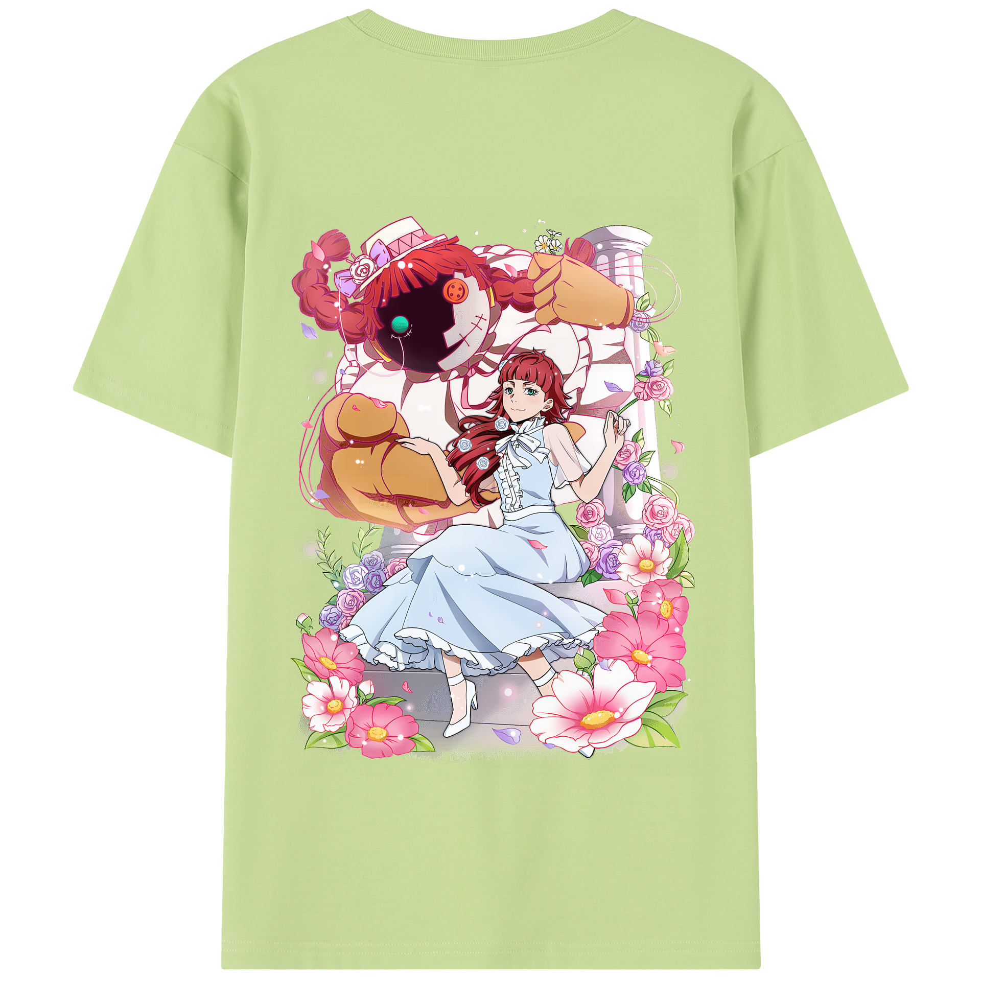 （画像用） 文豪ストレイドッグス Bungo Stray Dogs 綿100％半袖Tシャツ（背面プリント）